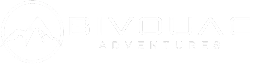 Bivouac Adventure Logo In White 4WD Camper Rental in Australia